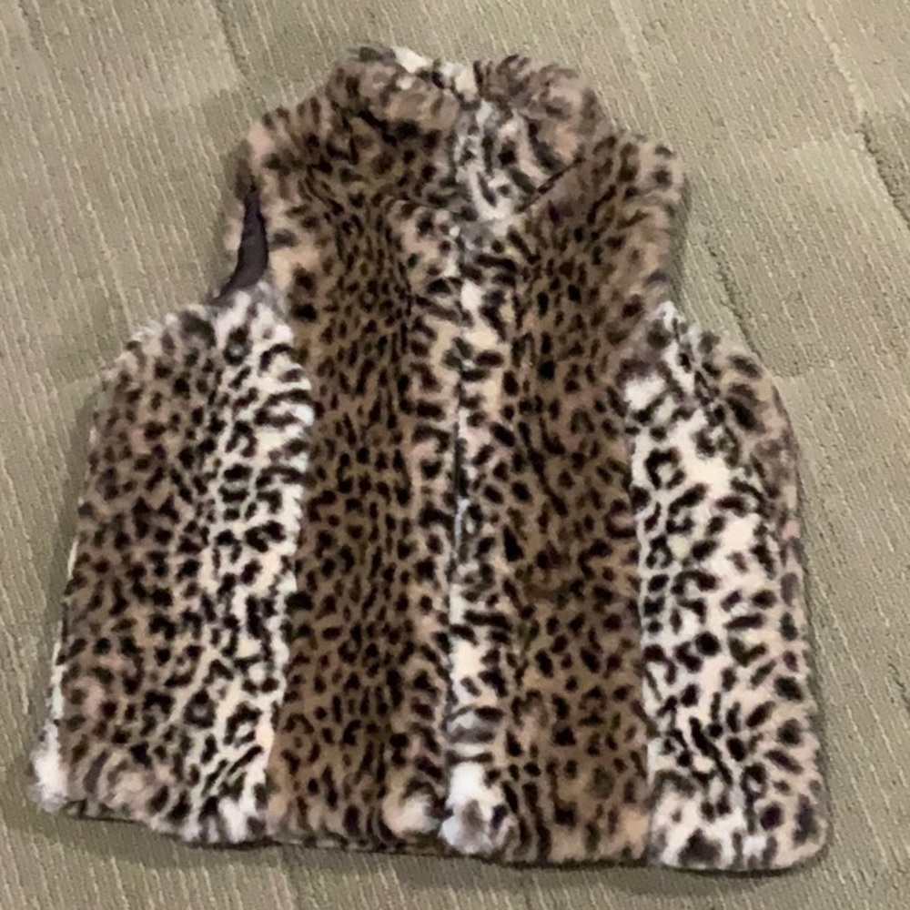 Kids Cheetah Print Vest